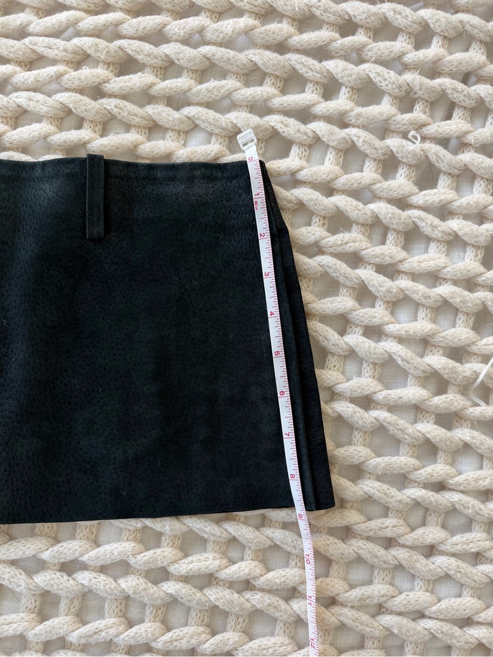 Vintage leather Black Studded hustler Mini Skirt - Womens - Picture 8 of 8